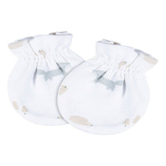 Mitones Gerber Essentials Bebé Blanco Gris Antirrasguños Gris 0-3m