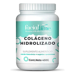 Kit Colágeno Biotina Y Jabón Azufre 450g Facialtime Sin Sabor