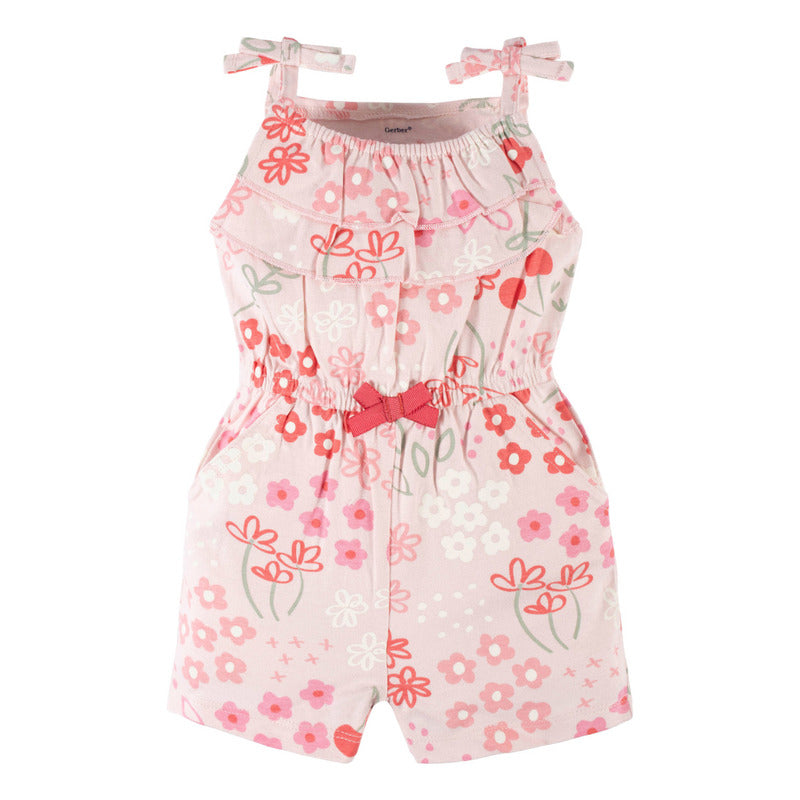 Romper Niña Gerber Rosa Ropa Verano