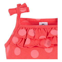 Romper Gerber Set 2 Algodón Ropa Bebé Verano Color Rosa Talla 0m