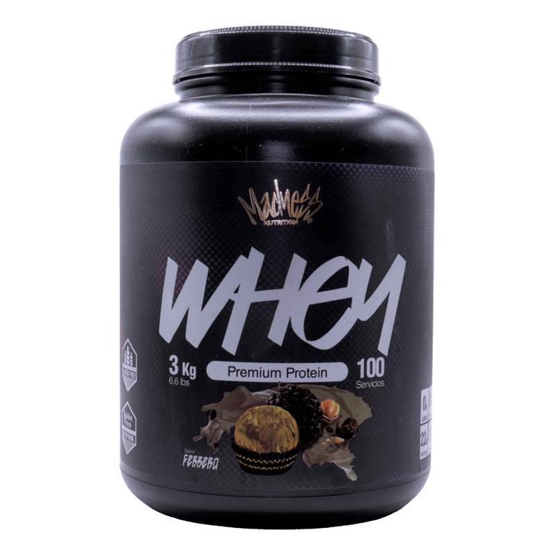 Proteína Whey Madness 3kilos Suplemento Deportivo Premium