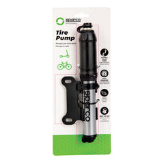 Bomba De Aire Mini Portátil Para Bicicleta Y Scooter Sparco Gris