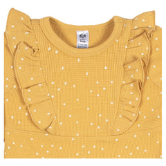 Vestido Gerber Amarillo Niña Algodón Cómodo Verano