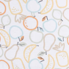 Mameluco Gerber Blanco Frutas Bebé Body Algodón Ropa Dormir