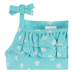 Romper Gerber Bebé Set 2 Azul Cómodo Algodón Talla 6-9m 6-9 M