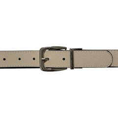 Cinturón Ferrioni Dama Piel Genuina Corina Marino Beige 27mm