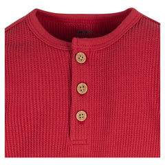 Pañalero Gerber Pack 2 Piezas Rojo Gris Manga Larga Bebé Color Gris / Rojo Talla 3-6m 3-6 M Liso