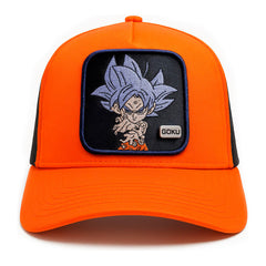 Gorra Goku Snapback Ajustable Dragon Ball Azul Naranja Naranja Un