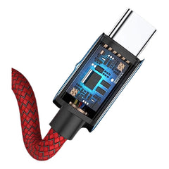 Cable De Datos Jie Smart 3a 1.8m Qc 3.0 Blanco Negro Rojo