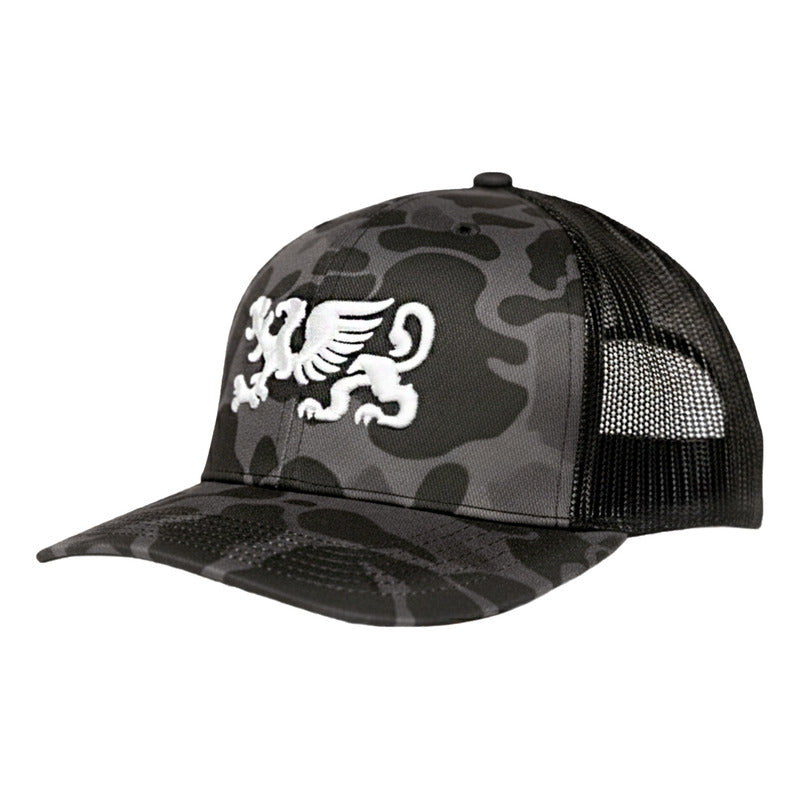 Gorra Grypho Camo Command Bordado 3d Trucker Negra Hombre Multicolor Un