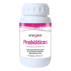 Probióticos Espirulina 180 Cápsulas Energeios Suplemento Sin Sabor