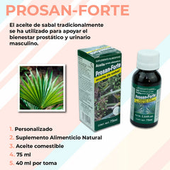 Aceite Sabal Prosanforte Prostata Saw Palmetto 75 Ml Sin Sabor