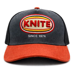 Gorra Knite Tool Dos Basic Trucker Ajustable 1974 Original Gris Un Lisa