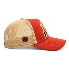 Gorra Knite Tools 1974 Lux Trucker Ajustable Cap Rojo Un Geométrico