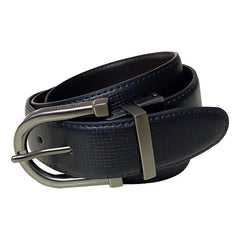 Cinturón Hickok Reversible Piel Genuina Dark Lungo 34mm