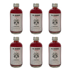 Pack 6 Tequila Mil Demonios Sabor Jamaica 295 Ml Original