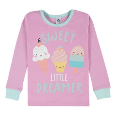 Pijama Gerber 4 Piezas Niña Algodón Rosa Azul