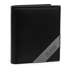 Cartera Vertice Negro Vinipiel Para Hombre Horse Basic Negro