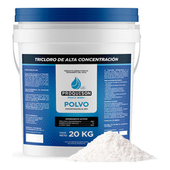 Cloro para alberca en polvo 20 kg Proquison 90% desinfección