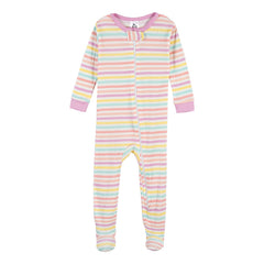 Mameluco Gerber Pack 2 Algodón Con Pies Ropa Dormir Bebé