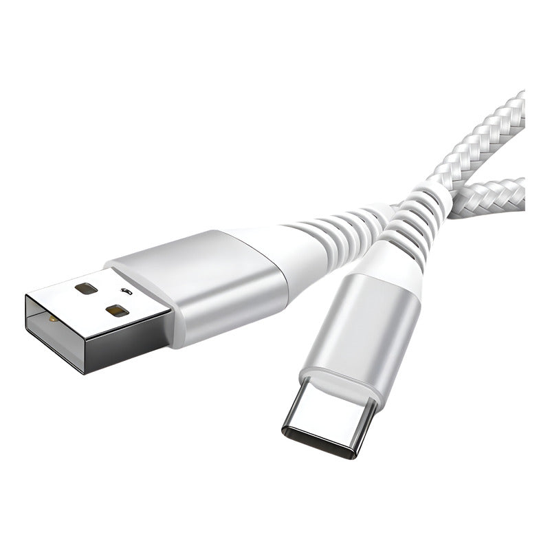 Cable De Datos Jie Smart 3a 1.8m Qc 3.0 Blanco Negro Rojo