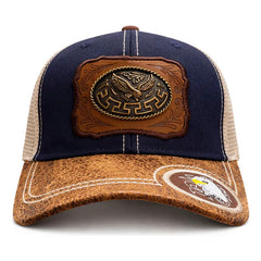 Gorra Trucker Vaquera Águila Herraje Metálico Rancho