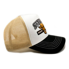 Gorra camionera Station Bull Knite malla visera curva-Unitalla