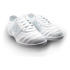 Tenis Fútbol Rápido Manriquez Tachones Turf Blanco