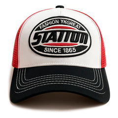 Gorra camionero premium malla transpirable Knite 3D Station-Unitalla