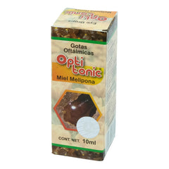 Miel Melipona Organica Optitonic Gotas Ojos 10 Ml Kit 2 Pzs
