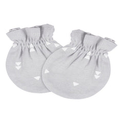 Mitones Gerber Essentials Bebé Blanco Gris Antirrasguños Gris 0-3m