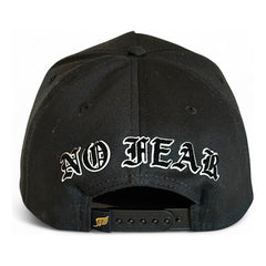 Gorra No Fear Negra Ajustable Vago Style Artesanal Exclusiva Negro Único