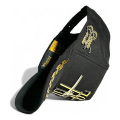 Gorra Snapback Negro Vagostyle Amado Carrillo Placa Dorada Talla Única Único Liso