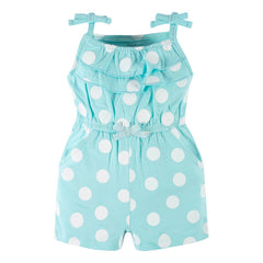 Romper Gerber azul bebé niña algodón certificado OEKO-TEX-2T