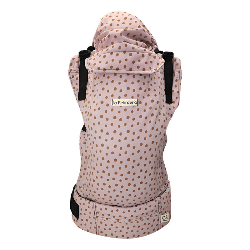Portabebé Ergonómico La Rebozería Nukú Dryfit Bebé Polka