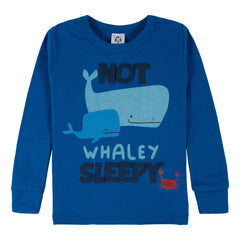 Set Pijama Gerber Azul Ballena Conjunto Bebe