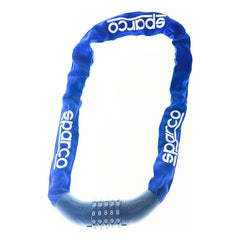 Candado De Cadena Alta Seguridad Bicicleta Sparco Se806bl Color Azul