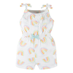 Romper Gerber blanco arcoiris bebé niña 12M a 5A algodón-12M
