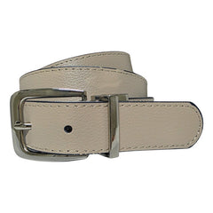 Cinturón Ferrioni Dama Piel Genuina Corina Marino Beige 27mm