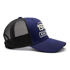 Gorra Knite 1974 Basic Trucker Ajustable Original 1974 Azul Oscuro Un Lisa