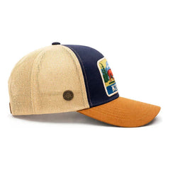 Gorra Trucker Western Lux Knite River Ajustable Snapback Azul Un Liso