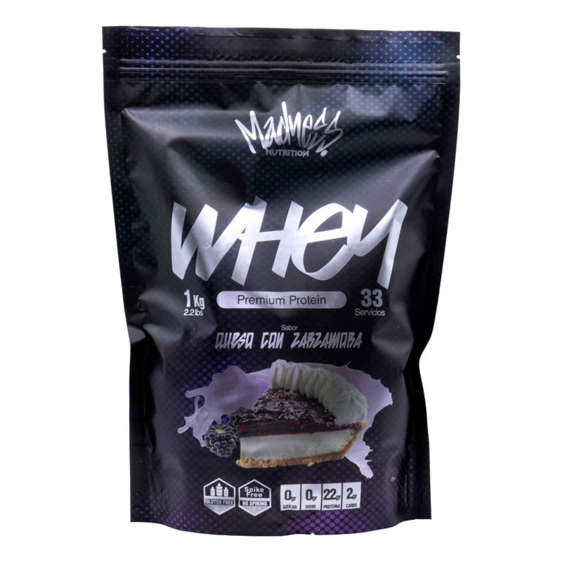 Costal proteína whey Madness 1 kilogramo premium suplemento