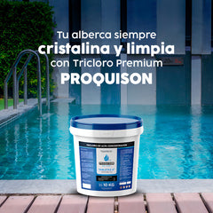 Cloro Para Alberca 10 Kg Tabletas 3 Pulgadas Proquison 90% Color Blanco