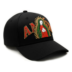 Gorra Virgen Amen estilo urbano ajustable Knite negra-Unitalla
