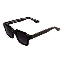 Lentes De Sol Emmet Retro Unisex Degradado Uv400 Acetato Cuadrado Negro