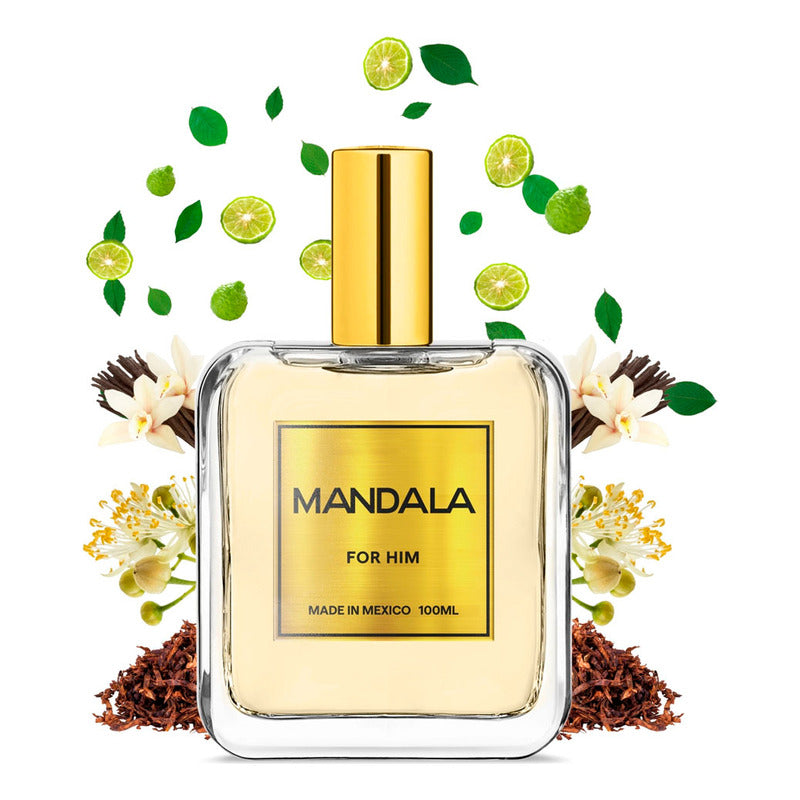 Perfume Hombre Mandala Midnight Code Cuero Concentrado 100ml