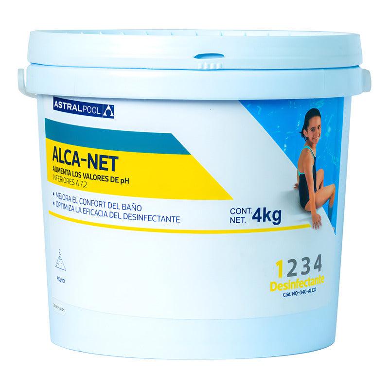 Alcalinizante Astral Pool Polvo 4kg Estabilizador Ph Alberca