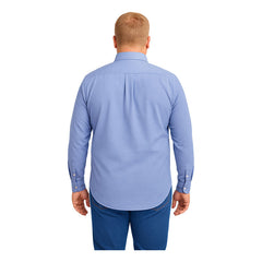 Camisa Tallas Grandes Hombre Big Kong Lisa Lila Manga Larga