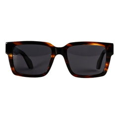 Lentes De Sol Emmet Cuadrados Unisex Animal Print Uv400 Cuadrado Negro Café