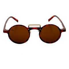Lentes De Sol Baroc Toscana Brown Uv400 Unisex Vintage Océano Marrón Marrón Claro
